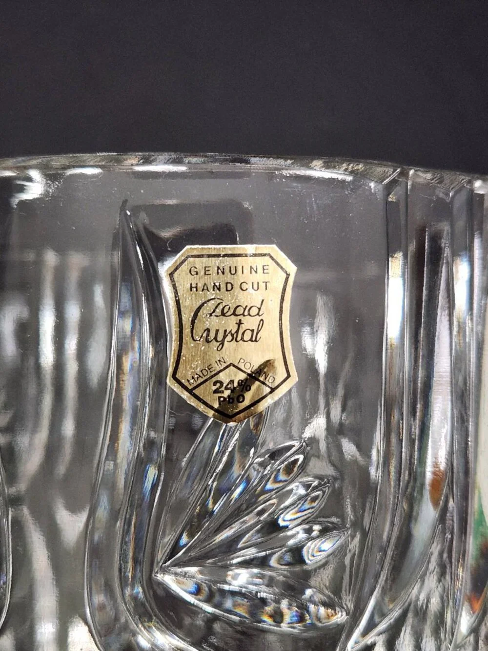 Vintage Block Crystal 